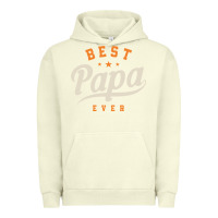 Pigment Pistachio Mens Best Papa Ever Funny Fathers Day Urban Hoodie - linhVisuals
