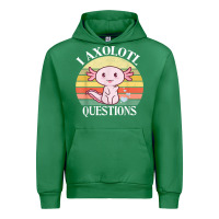 Emerald i axolotl questions funny axolotl costume for axolotl lovers t shirt Urban Hoodie - linhVisuals