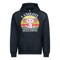 Navy i axolotl questions funny axolotl costume for axolotl lovers t shirt Urban Hoodie - linhVisuals