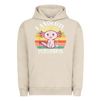 Pigment French Oak i axolotl questions funny axolotl costume for axolotl lovers t shirt Urban Hoodie - linhVisuals