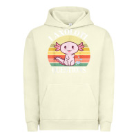 Pigment Pistachio i axolotl questions funny axolotl costume for axolotl lovers t shirt Urban Hoodie - linhVisuals