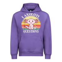 Tulip i axolotl questions funny axolotl costume for axolotl lovers t shirt Urban Hoodie - linhVisuals