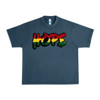 Midnight Navy Juneteenth hope Urban Heavy Tee - FaDigitalArtStudio