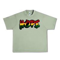 Oil Green Juneteenth hope Urban Heavy Tee - FaDigitalArtStudio