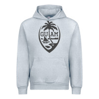 Heather Grey guam seal guam flag usa guamanian chamorro gifts pullover hoodie Urban Hoodie - linhVisuals