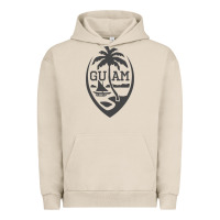 Pigment French Oak guam seal guam flag usa guamanian chamorro gifts pullover hoodie Urban Hoodie - linhVisuals