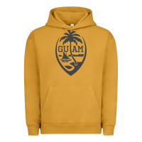 Pigment Peanut Butter guam seal guam flag usa guamanian chamorro gifts pullover hoodie Urban Hoodie - linhVisuals