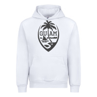 White guam seal guam flag usa guamanian chamorro gifts pullover hoodie Urban Hoodie - linhVisuals