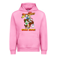 Fuchsia Pink woo hoo duck tales art gift for fans Urban Hoodie - linhVisuals