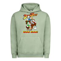 Pigment Oil Green woo hoo duck tales art gift for fans Urban Hoodie - linhVisuals
