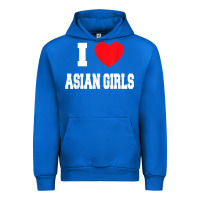 Cobalt i love asian girls t shirt Urban Hoodie - linhVisuals