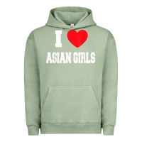 Pigment Oil Green i love asian girls t shirt Urban Hoodie - linhVisuals