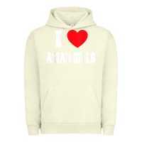Pigment Pistachio i love asian girls t shirt Urban Hoodie - linhVisuals