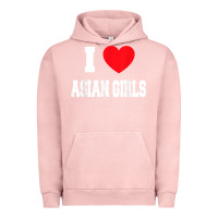 Pigment Salmon i love asian girls t shirt Urban Hoodie - linhVisuals