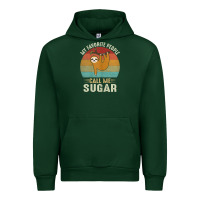 Forest Green womens my favorite people call me sugar cute sloth lover grandma Urban Hoodie - linhVisuals