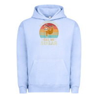 Pigment Grape Ice womens my favorite people call me sugar cute sloth lover grandma Urban Hoodie - linhVisuals