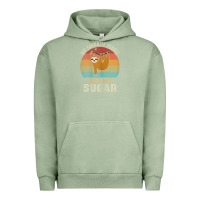 Pigment Oil Green womens my favorite people call me sugar cute sloth lover grandma Urban Hoodie - linhVisuals