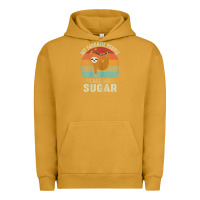 Pigment Peanut Butter womens my favorite people call me sugar cute sloth lover grandma Urban Hoodie - linhVisuals