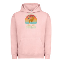 Pigment Salmon womens my favorite people call me sugar cute sloth lover grandma Urban Hoodie - linhVisuals