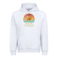 White womens my favorite people call me sugar cute sloth lover grandma Urban Hoodie - linhVisuals