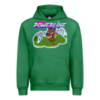Emerald powerline Urban Hoodie - linhVisuals