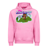 Fuchsia Pink powerline Urban Hoodie - linhVisuals