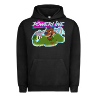 Pigment Black powerline Urban Hoodie - linhVisuals