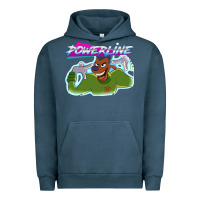 Pigment Midnight Navy powerline Urban Hoodie - linhVisuals