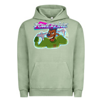 Pigment Oil Green powerline Urban Hoodie - linhVisuals
