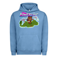 Pigment Pebble Blue powerline Urban Hoodie - linhVisuals