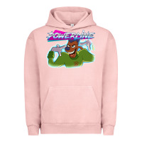 Pigment Salmon powerline Urban Hoodie - linhVisuals
