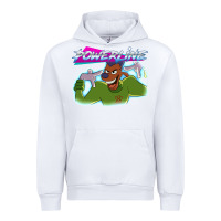 White powerline Urban Hoodie - linhVisuals