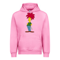 Fuchsia Pink simpson Urban Hoodie - linhVisuals