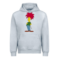 Heather Grey simpson Urban Hoodie - linhVisuals