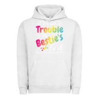 Pigment Lunar Rock if we get in trouble it's my bestie's fault i listened her t shirt Urban Hoodie - linhVisuals