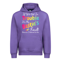 Tulip if we get in trouble it's my bestie's fault i listened her t shirt Urban Hoodie - linhVisuals