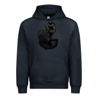 Navy black cat Urban Hoodie - linhVisuals