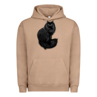 Pigment Burro black cat Urban Hoodie - linhVisuals