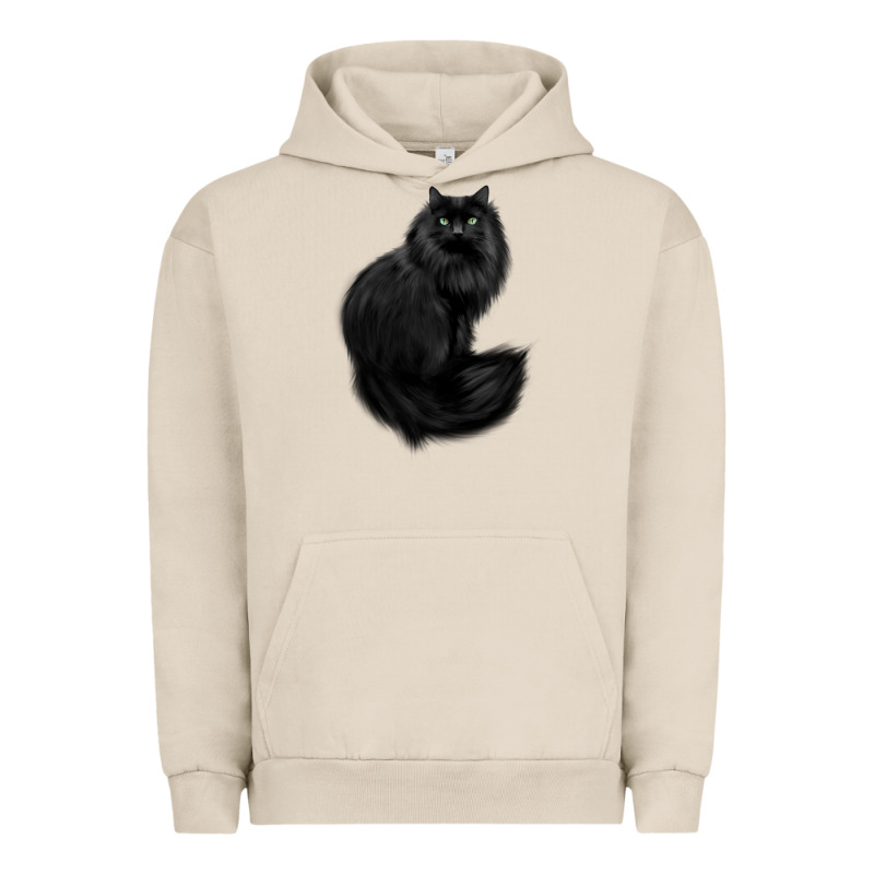 Black Cat Urban Hoodie by linhVisuals | Teevron