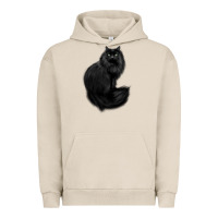 Pigment French Oak black cat Urban Hoodie - linhVisuals