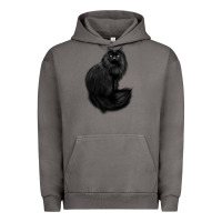 Pigment Tornado black cat Urban Hoodie - linhVisuals