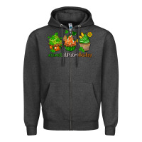 Charcoal Heather sweet st patricks day cupcake Zipper Hoodie - AdoDesignShop