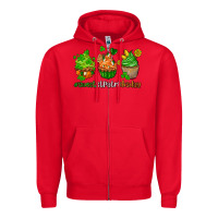 Red sweet st patricks day cupcake Zipper Hoodie - AdoDesignShop