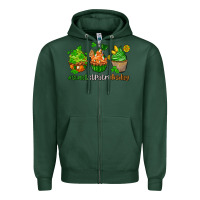Sports Green sweet st patricks day cupcake Zipper Hoodie - AdoDesignShop