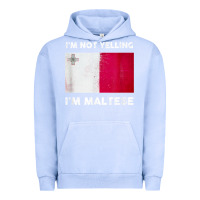 Pigment Grape Ice i'm not yelling i'm maltese shirt  malta flag t shirt Urban Hoodie - linhVisuals