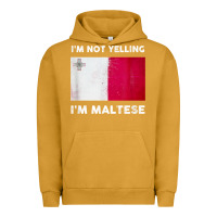 Pigment Peanut Butter i'm not yelling i'm maltese shirt  malta flag t shirt Urban Hoodie - linhVisuals