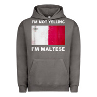 Pigment Tornado i'm not yelling i'm maltese shirt  malta flag t shirt Urban Hoodie - linhVisuals