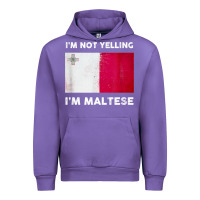 Tulip i'm not yelling i'm maltese shirt  malta flag t shirt Urban Hoodie - linhVisuals