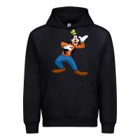 Black goofy Urban Hoodie - linhVisuals