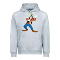 Heather Grey goofy Urban Hoodie - linhVisuals